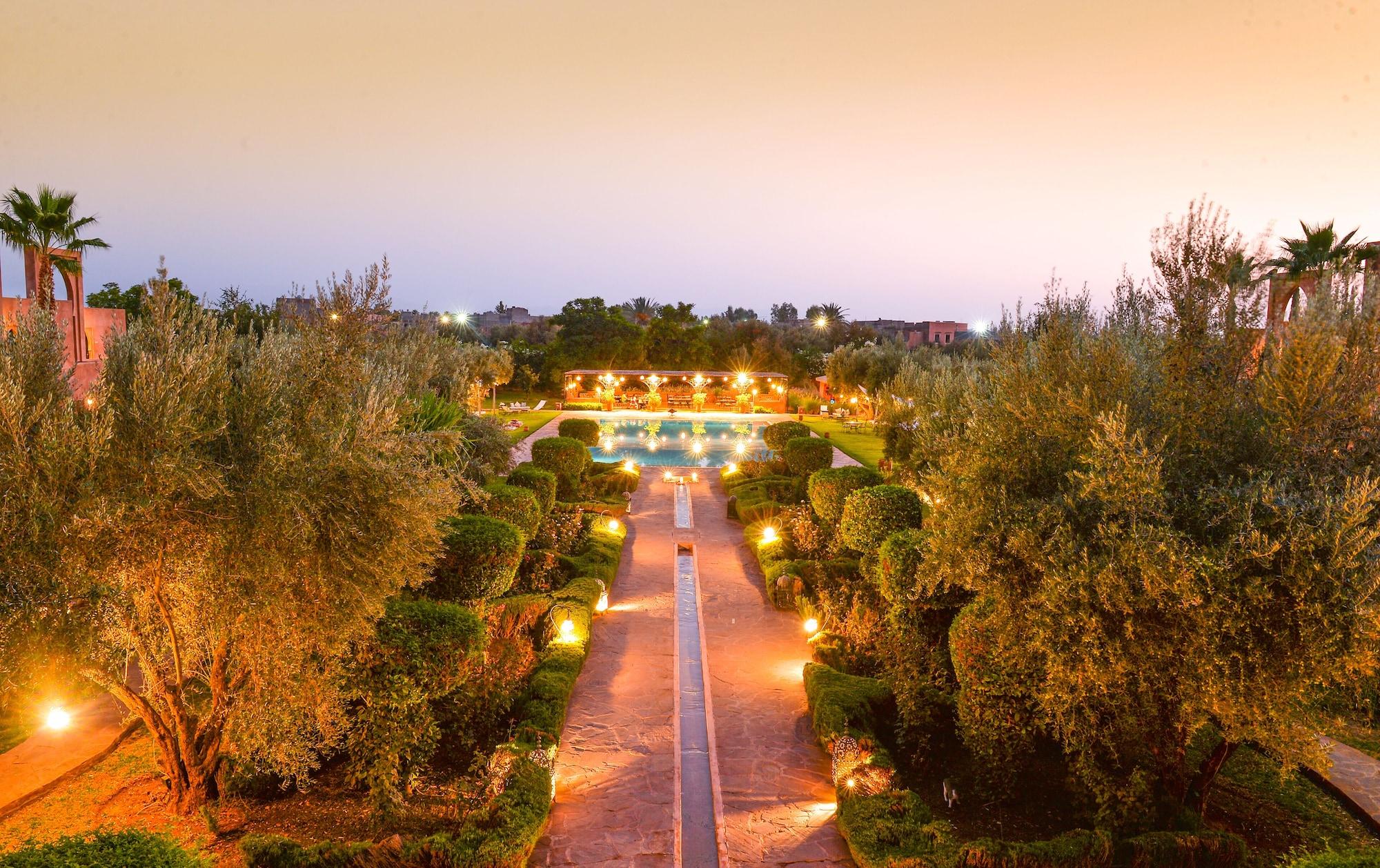 Les Jardins De Zyriab Bed and Breakfast Aït Hamid Exteriör bild